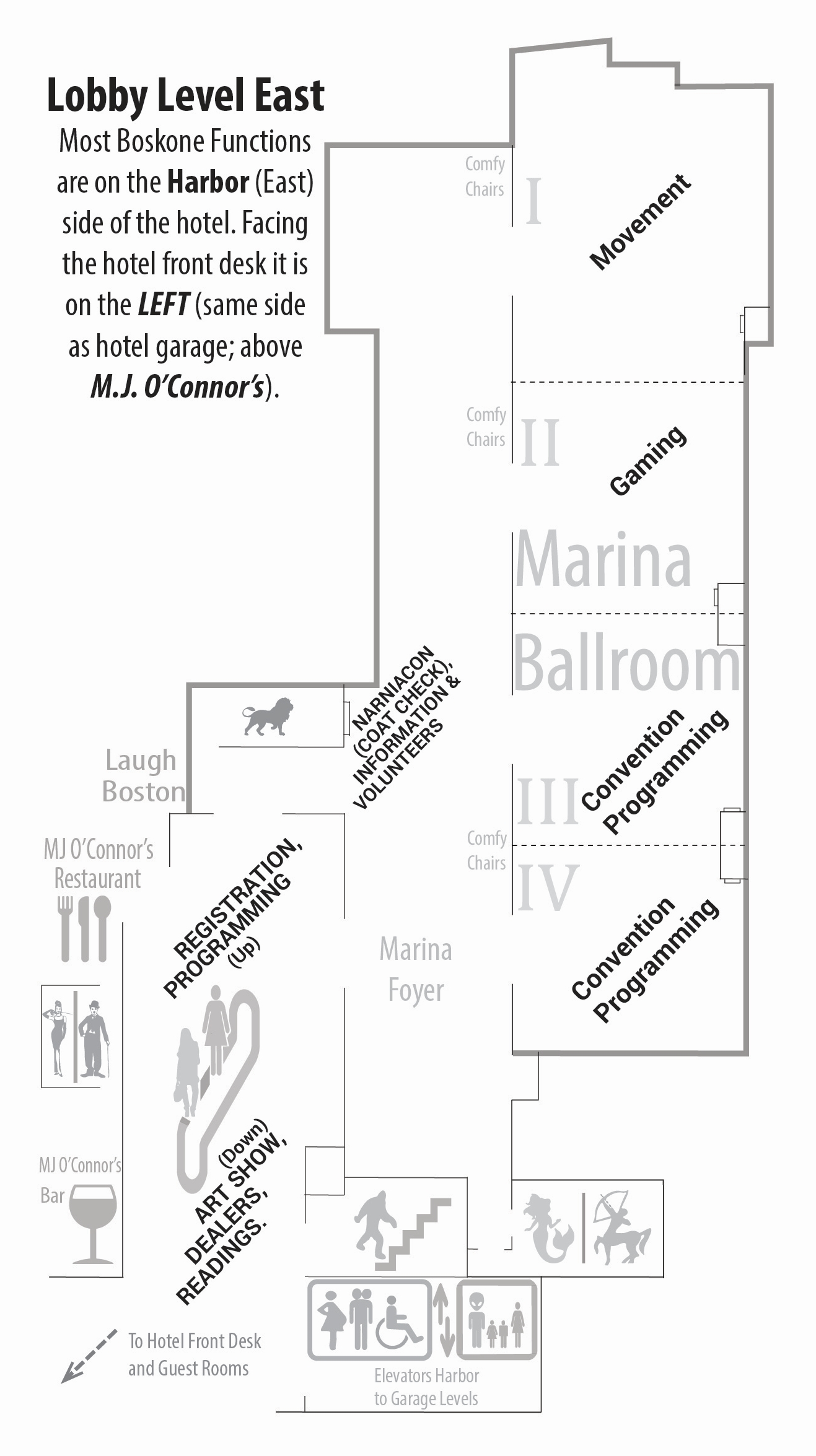 map of Marina area